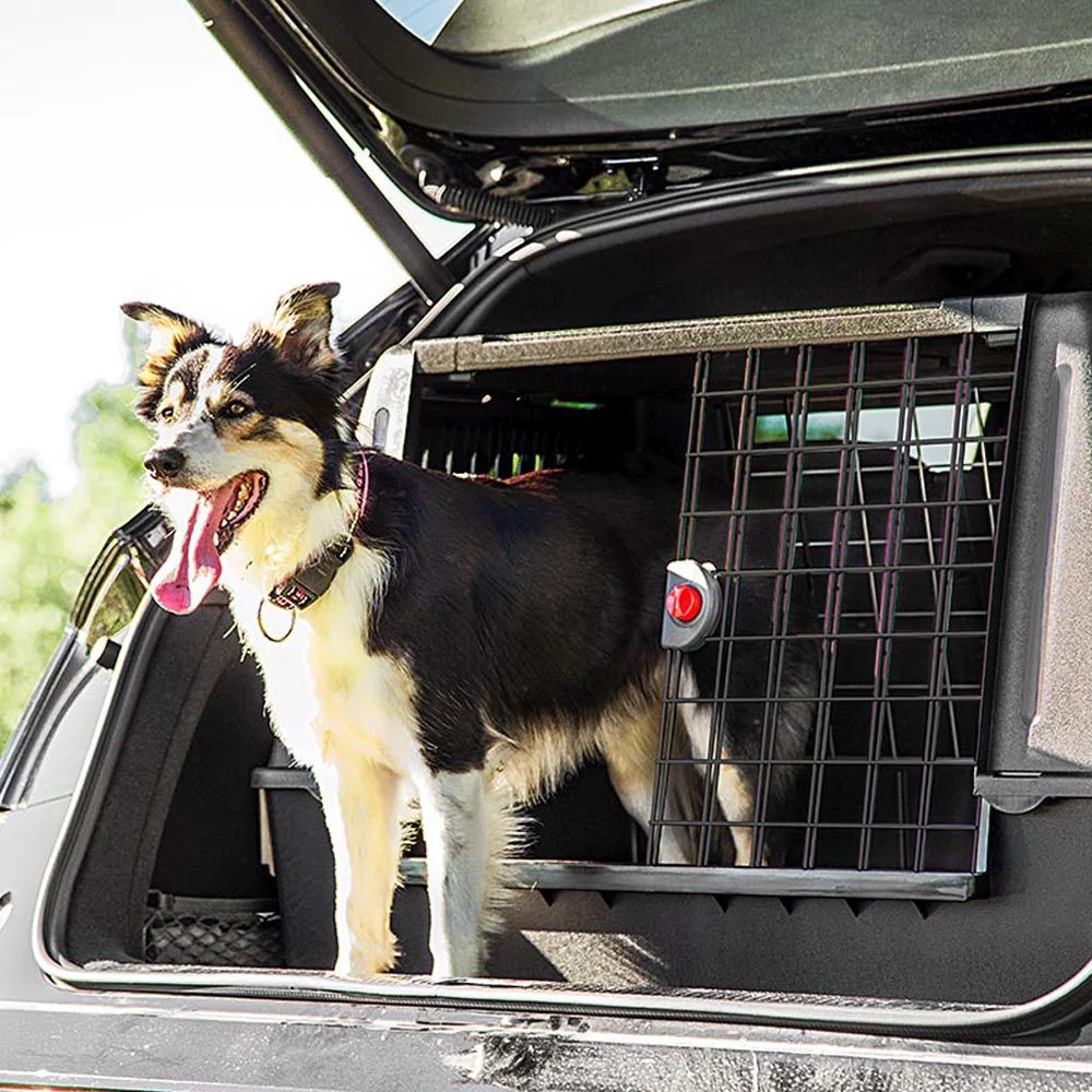 Atlas Car Scenic – Trasportino da Auto per Cani, Super Ventilato e Sicuro, con Doppia Porta Scorrevole, Disponibile in Due Misure