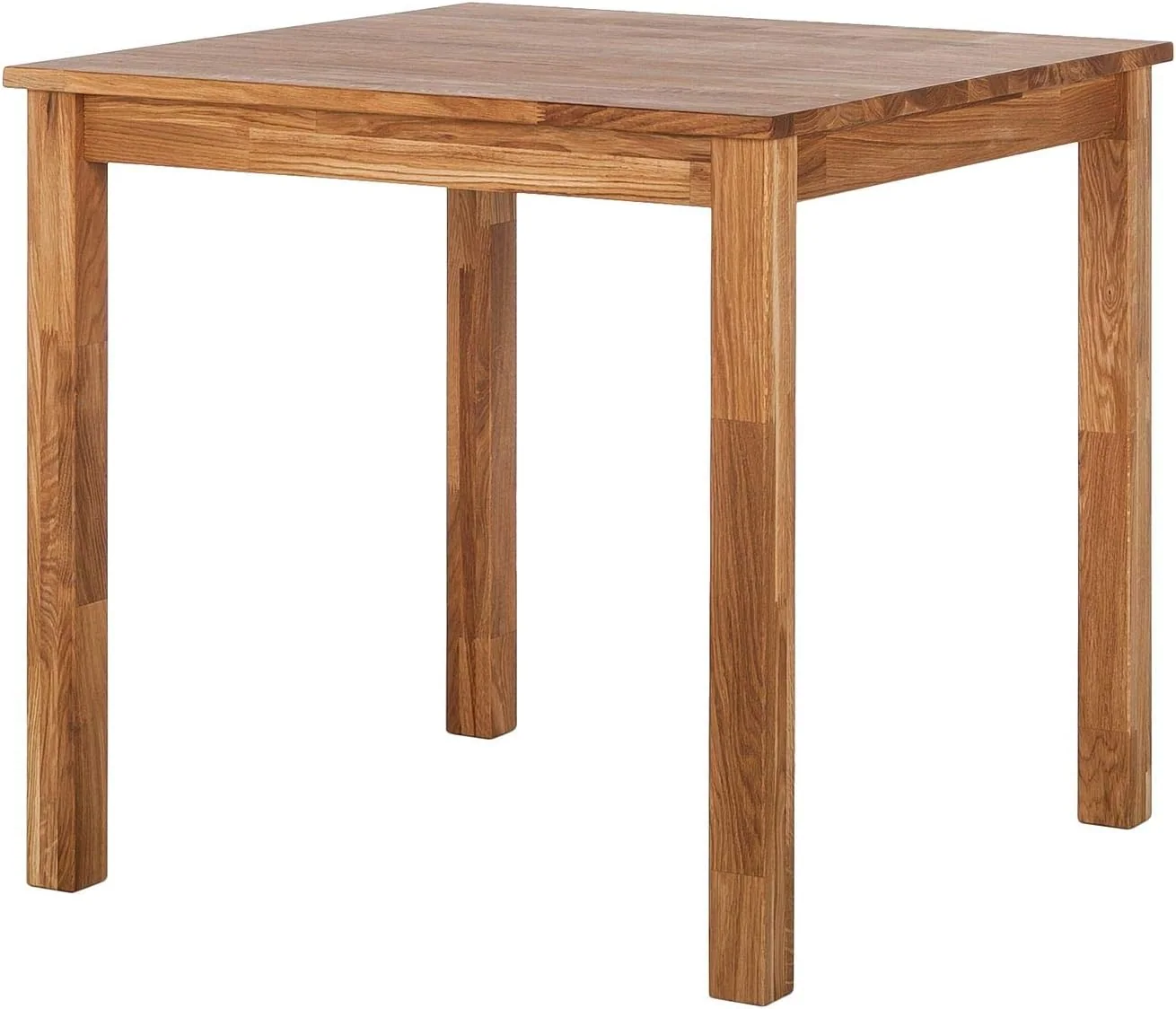 Nordic Story Esstisch, 90 x 65 x 75 cm, natur, für 4 Personen, Massivholz Eiche, Nordischer Stil oder Skandinavisch
