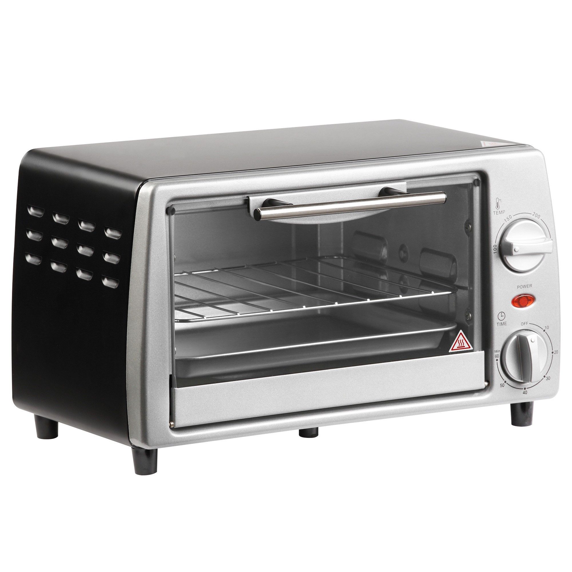 Minibackofen Mini Backofen 10 L 750W 100-230℃ 60 Min. Timer mit Backblech