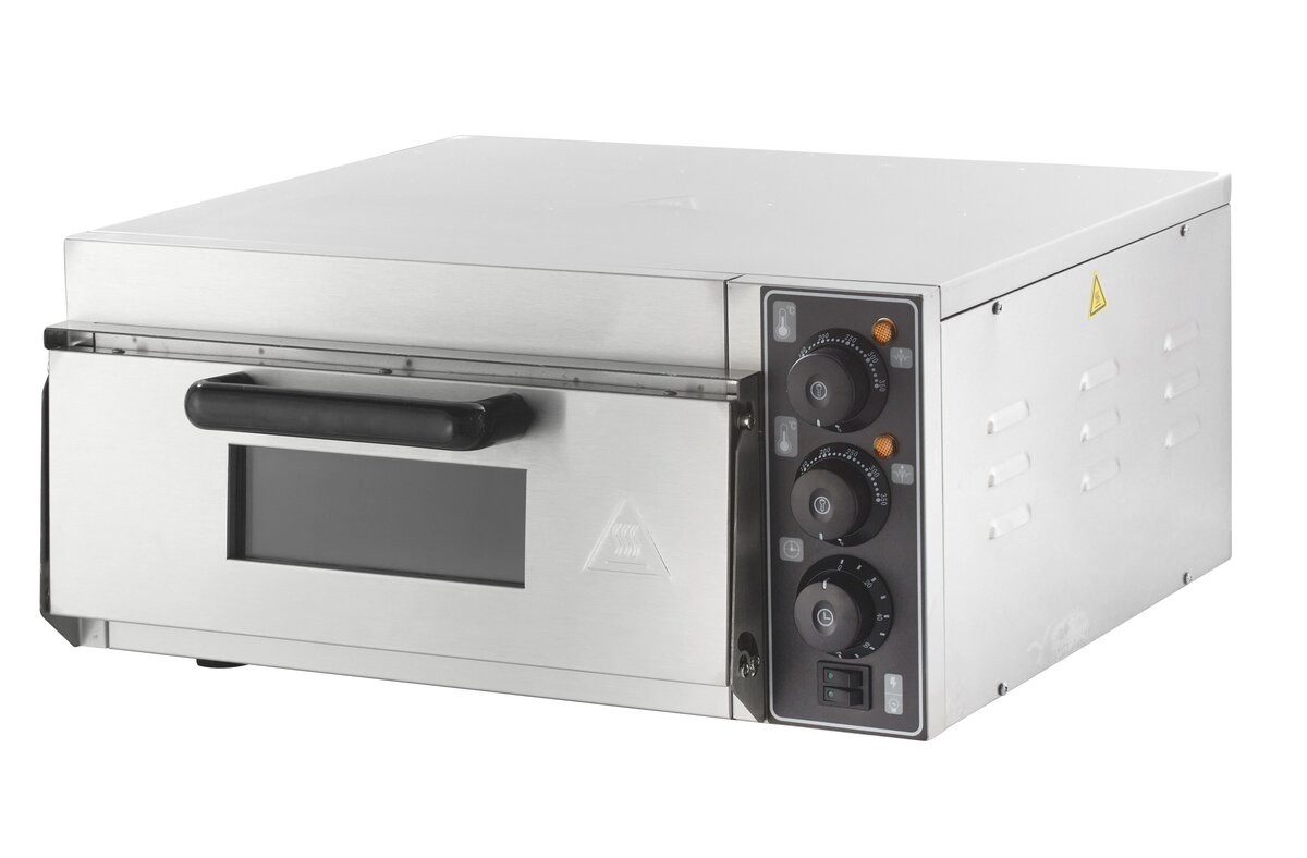 Pizzaofen Pizzaofen elektro, Keramikboden, Pizza Maker für 1 Pizza Ø 35 cm