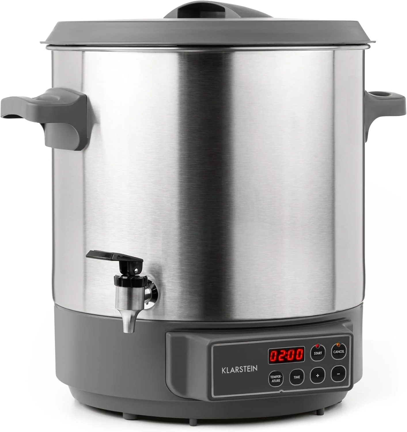 Klarstein Lady Marmalade Einkochautomat Einkochtopf Einkocher Heißgetränkespender, 27 Liter, 30-100 °C, 1800 Watt, Timer, Warmhalte-Funktion
