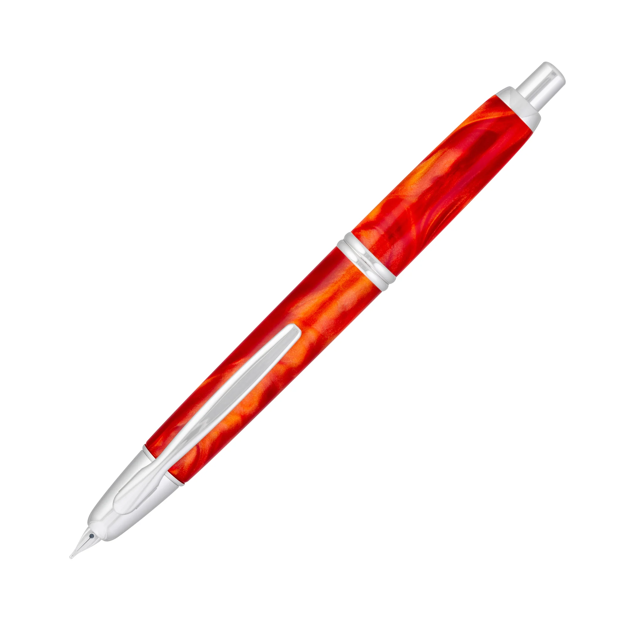 Pilot Vanishing Point SE Fountain Pen - Marble Orange
