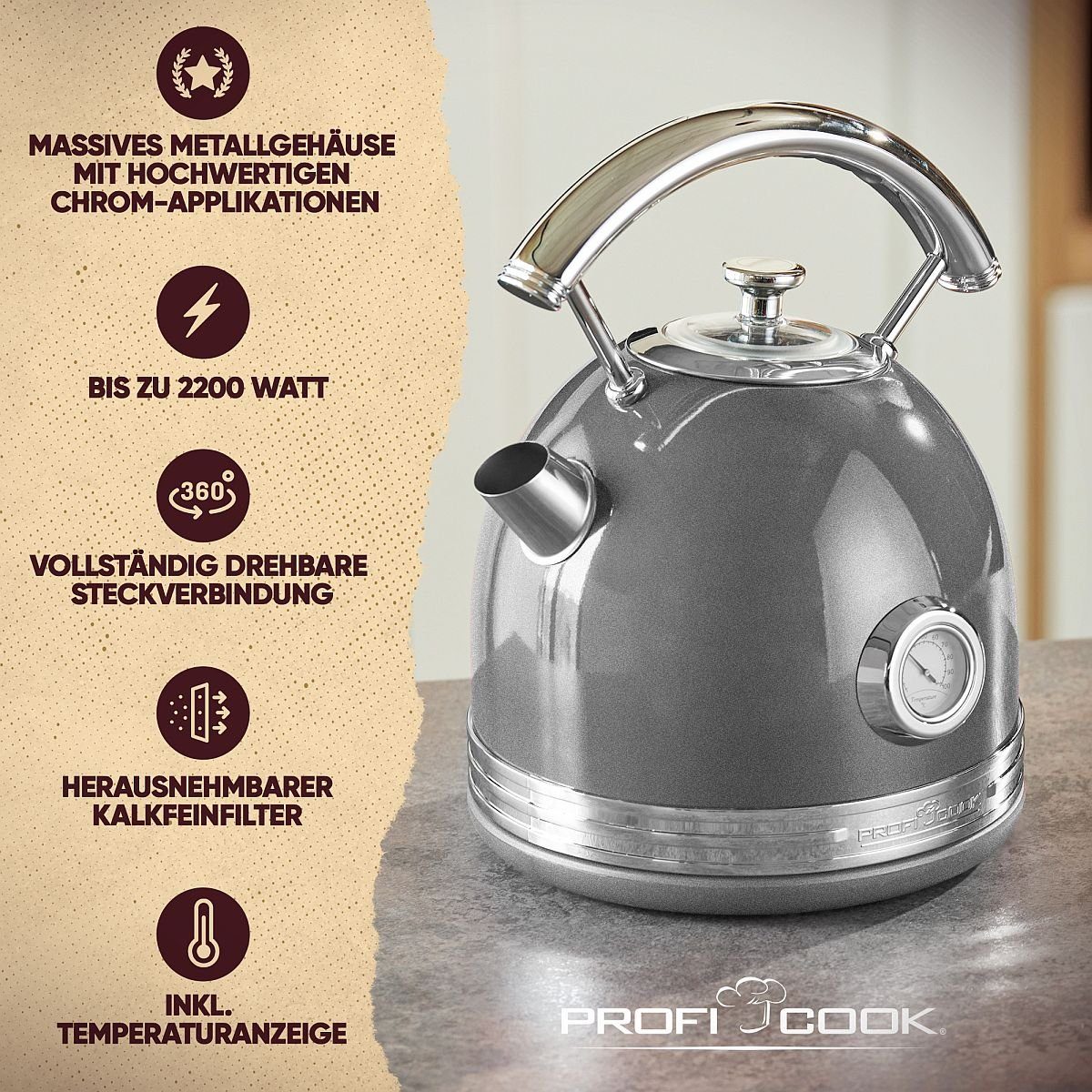 Wasserkocher PC-WKS 1192