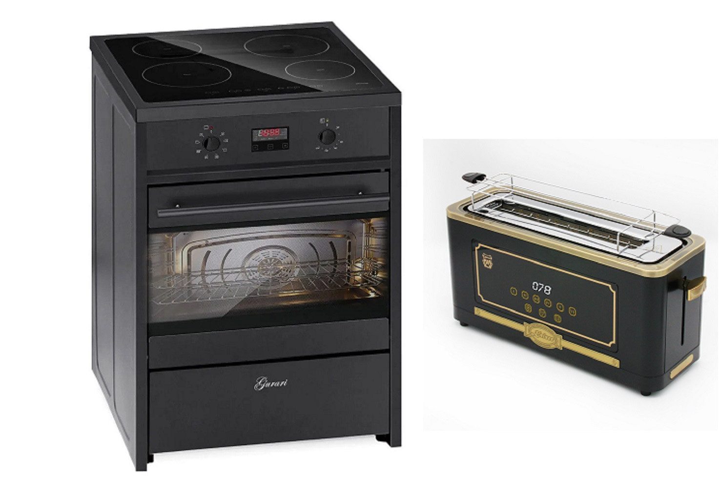 Induktions Herd-Set GCH E 612 BL+T 4000 Em
