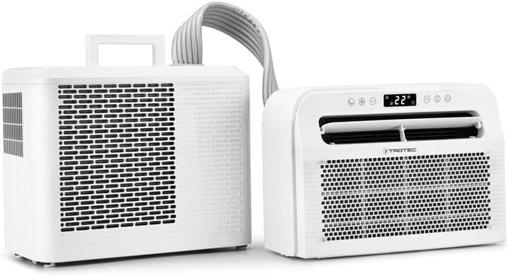 TROTEC PAC C 1500 S 3 in 1 Portable Camping Air Conditioner with Cooling, Ventilation and Dehumidification 1500W 4.4L Tank Ideal for Tents, Caravans and Outdoors