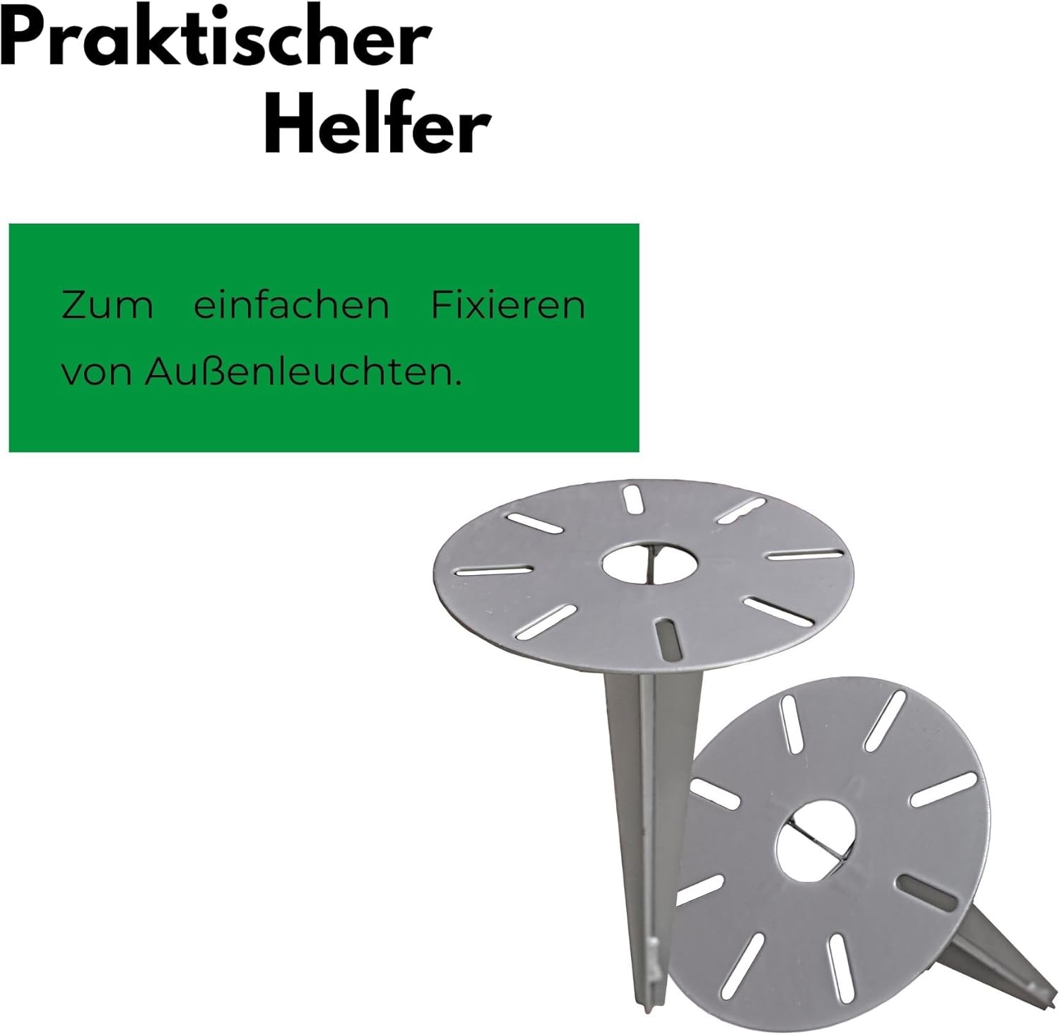 Novatool 4x Wegeleuchte I 110 cm I mit Bewegungsmelder I mit Erdspieß I Edelstahl I IP44 I E27 Sockel I Wegebeleuchtung aussen Aussenleuchten Garten Standleuchte Terassenleuchte Gartenleuchte