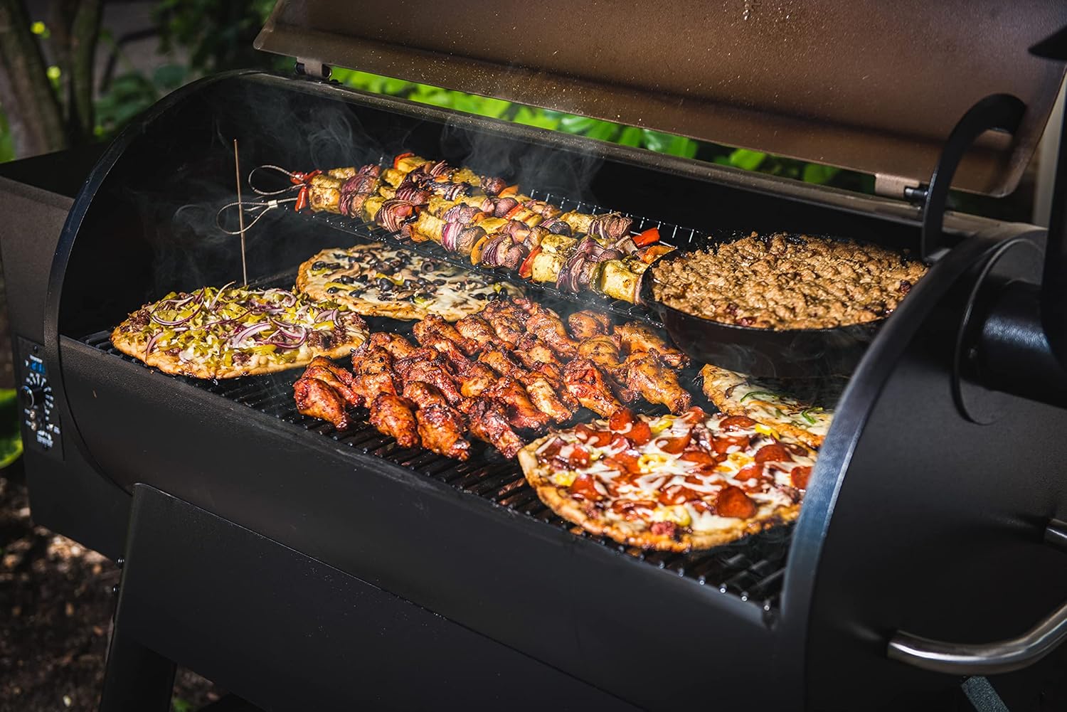Traeger Grills Pro 34 Electric Wood Pellet Grill and Smoker  Bronze  884 Square Inches Cook Area  450 Degree Max Temperature  Meat Probe  6 in 1 BBQ Grill