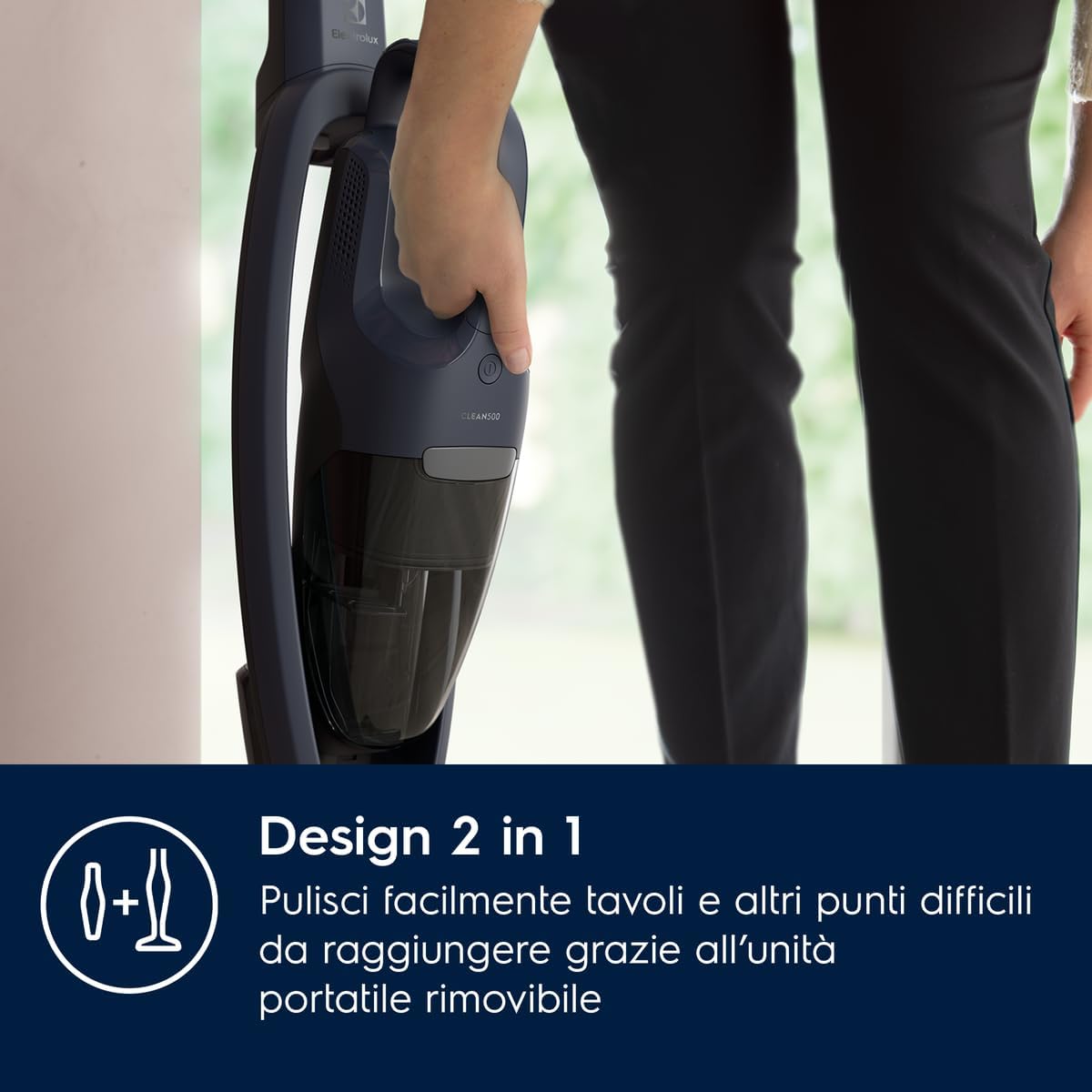 Electrolux 500 Scopa Elettrica Senza Fili ES52CB21DB Blu