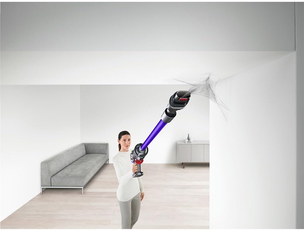Dyson V11™ Advanced Cordless Vacuum Cleaner - 200 Airwatts, 60 min Runtime, Anti-Tangle Technology, Hand and Floor Vacuum (Nickel/Violet)