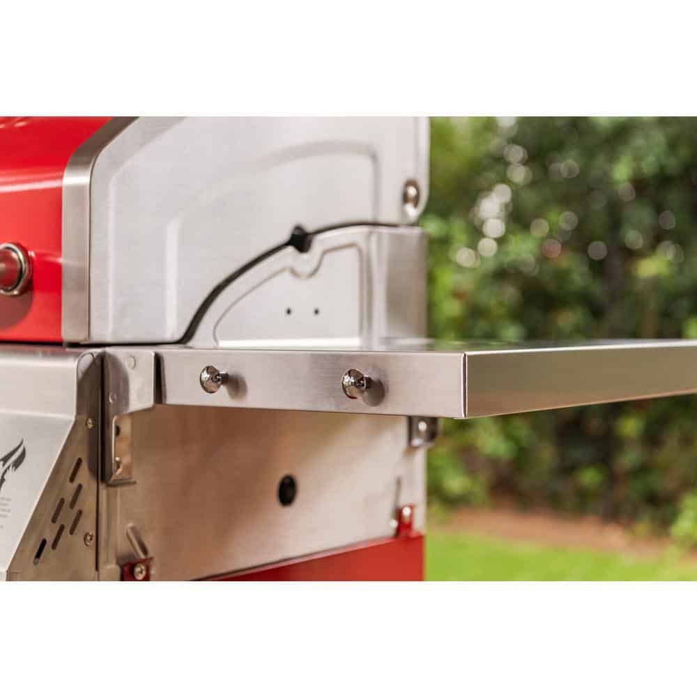 Nexgrill Deluxe 2-Burner Propane Gas Grill, Red �?Stainless Steel, 28,000 BTUs, Compact Design