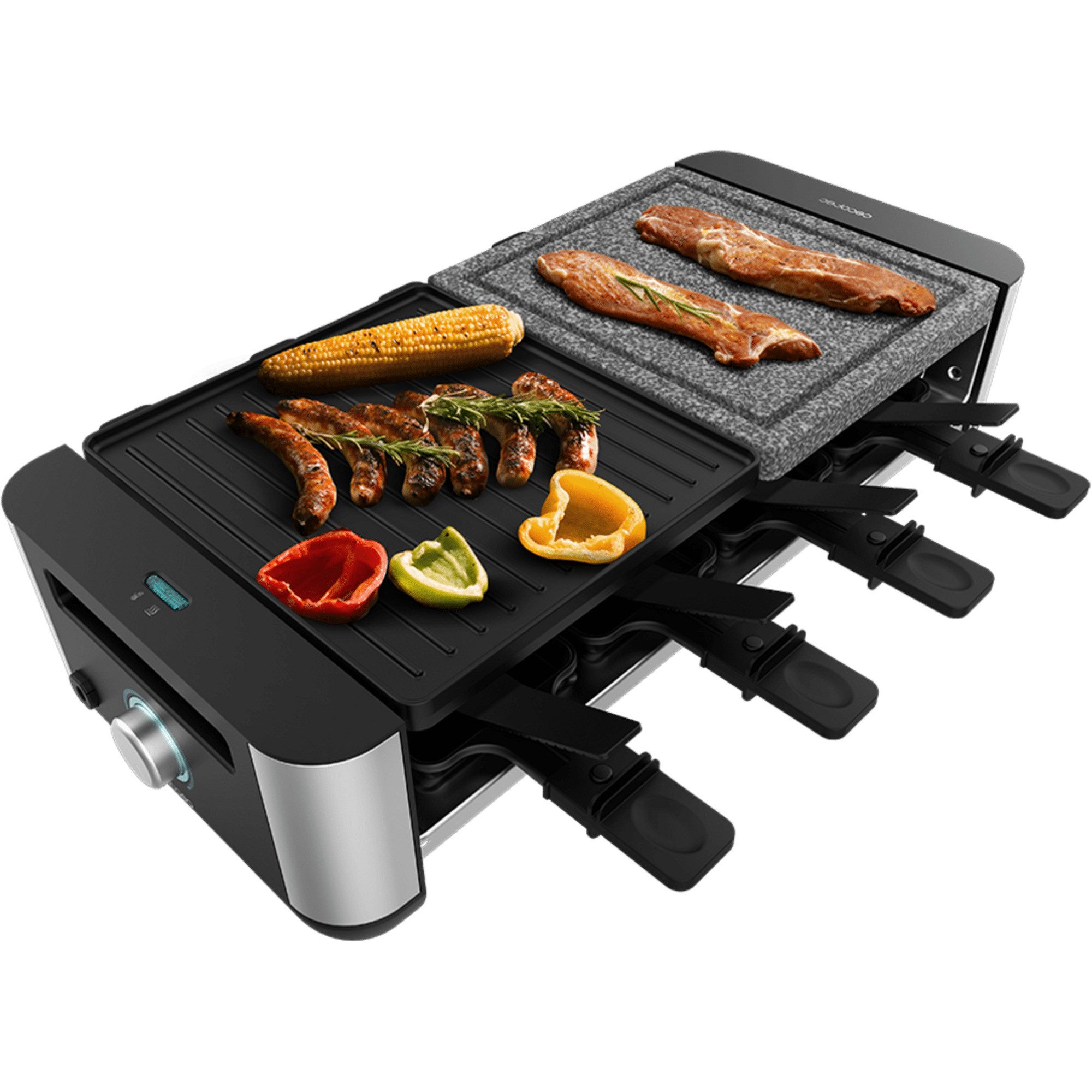 Raclette Cecotec Raclette Cheese&Grill 16000 Inox Mixgrill