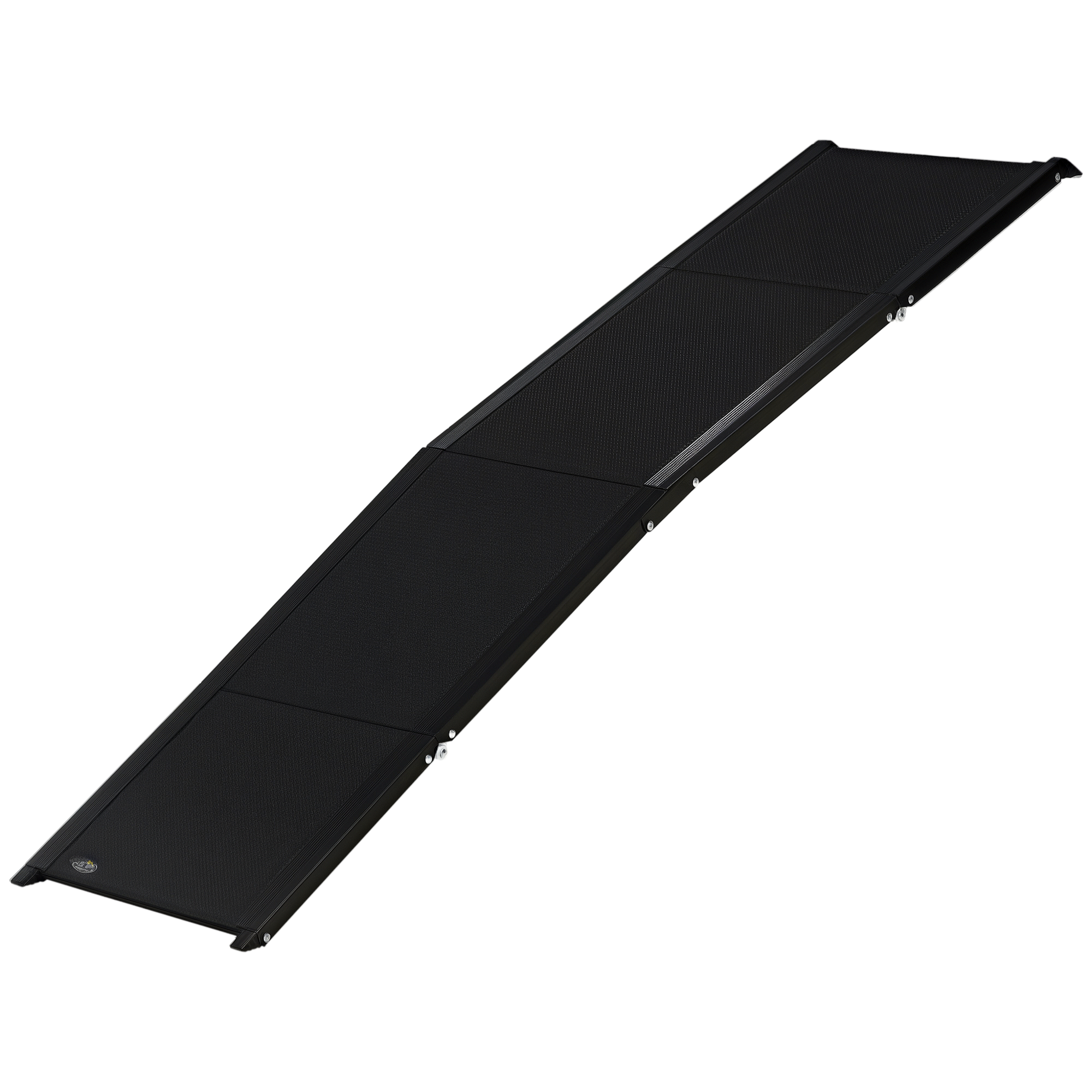 PawHut Haustierrampe, klappbar, rutschfest, Hunde bis 40 kg, 158 cm x 43.5 cm x 2.5 cm, Schwarz