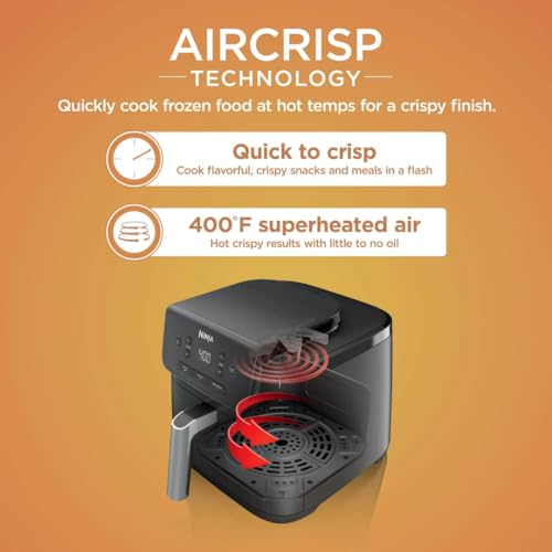 Ninja Air Fryer Pro XL 5.5 Quart – 4 in 1 Functionality: Air Fry, Roast, Reheat, Dehydrate; Nonstick Basket; Dishwasher Safe : Home & Kitchen