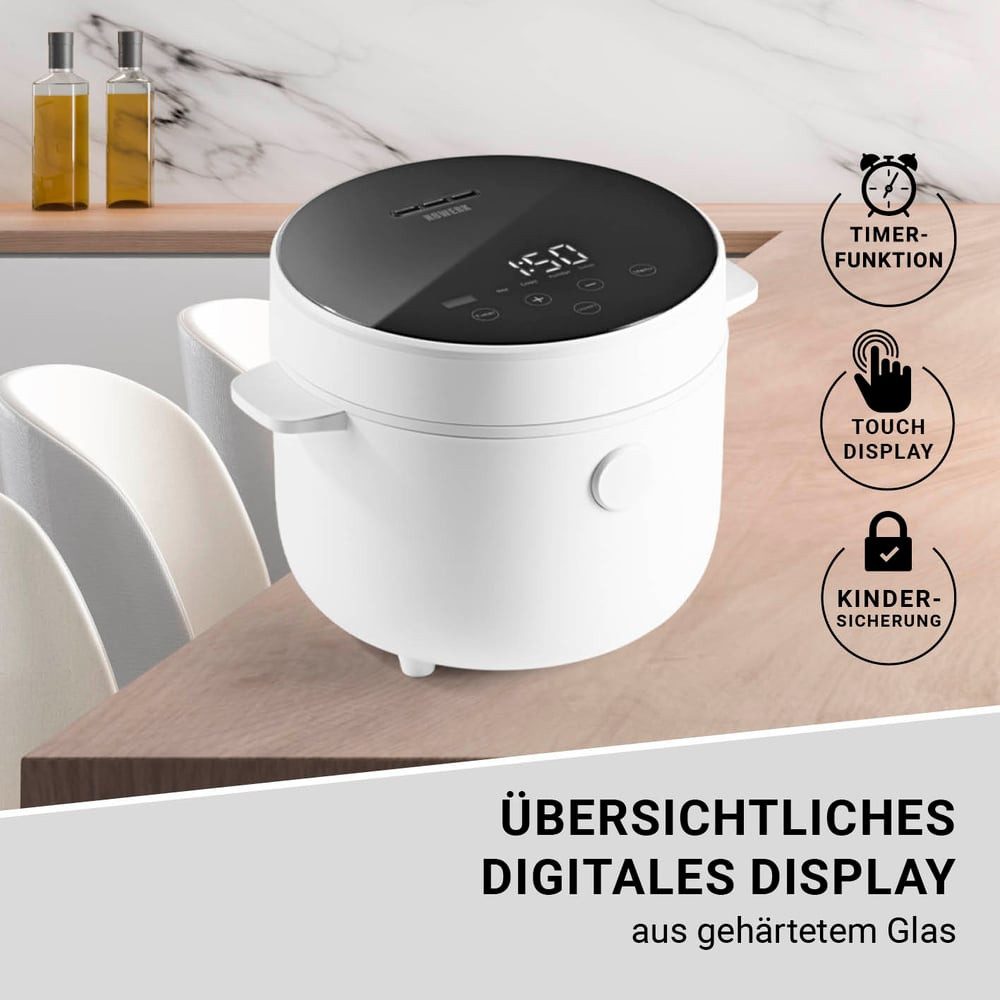 Reiskocher Digitaler Reiskocher - weiß