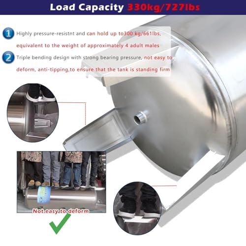 Serbatoi per recipienti a pressione per acqua, kit serbatoi pressurizzati con pozzo indipendente con valvola di rilascio dell'aria, serbatoi di stoccaggio dell'acqua automatici da 15 25 40 50 galloni : Amazon.it: Grandi elettrodomestici