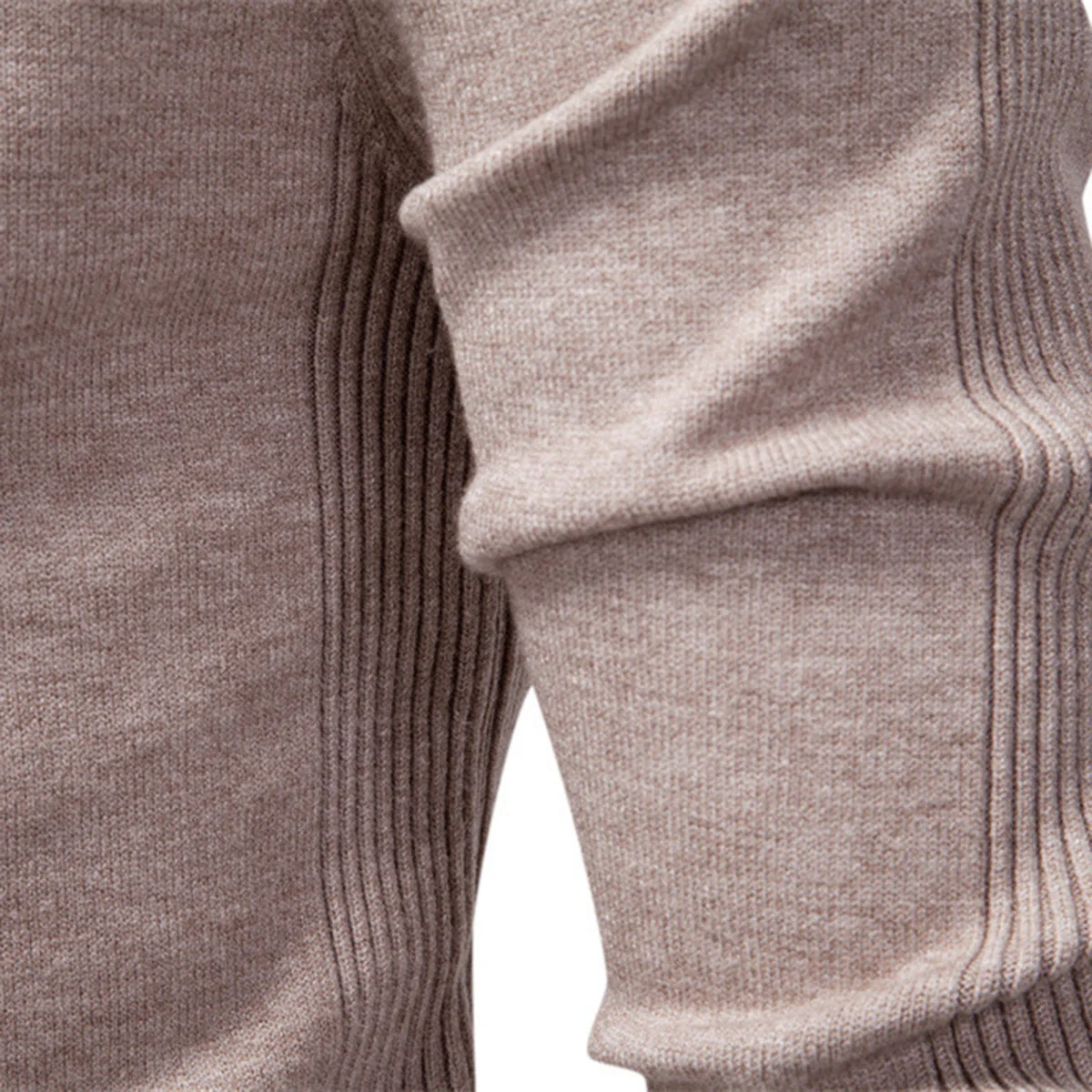 Men's Mockneck Pullover Sweater