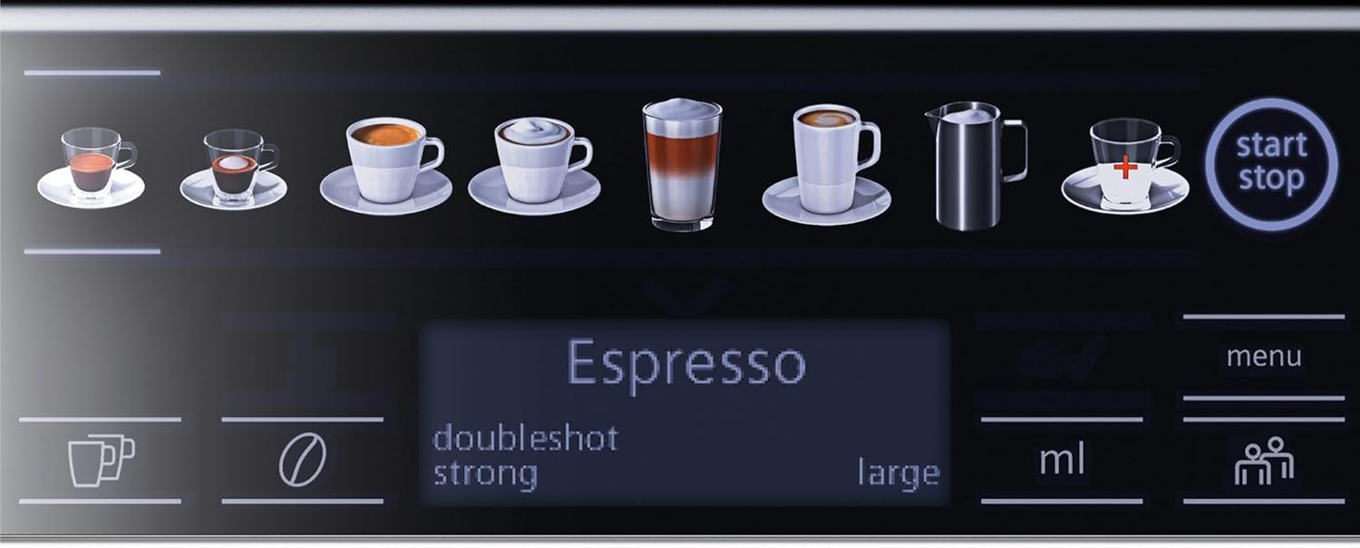 Siemens EQ6 Plus TE654319RW- Espressomachine - Antraciet, Schwarz
