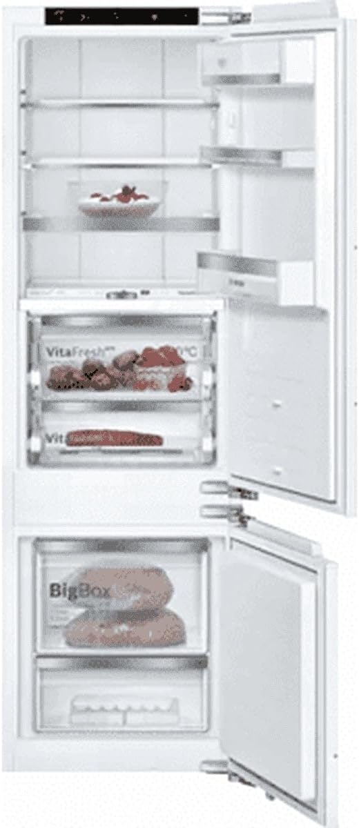 Bosch KGN36NWEA Serie 2 Kühl-Gefrier-Kombination, 186 x 60 cm, 215 L Kühlen & 87 L Gefrieren, NoFrost nie wieder abtauen, LED-Beleuchtung gleichmäßige Ausleuchtung