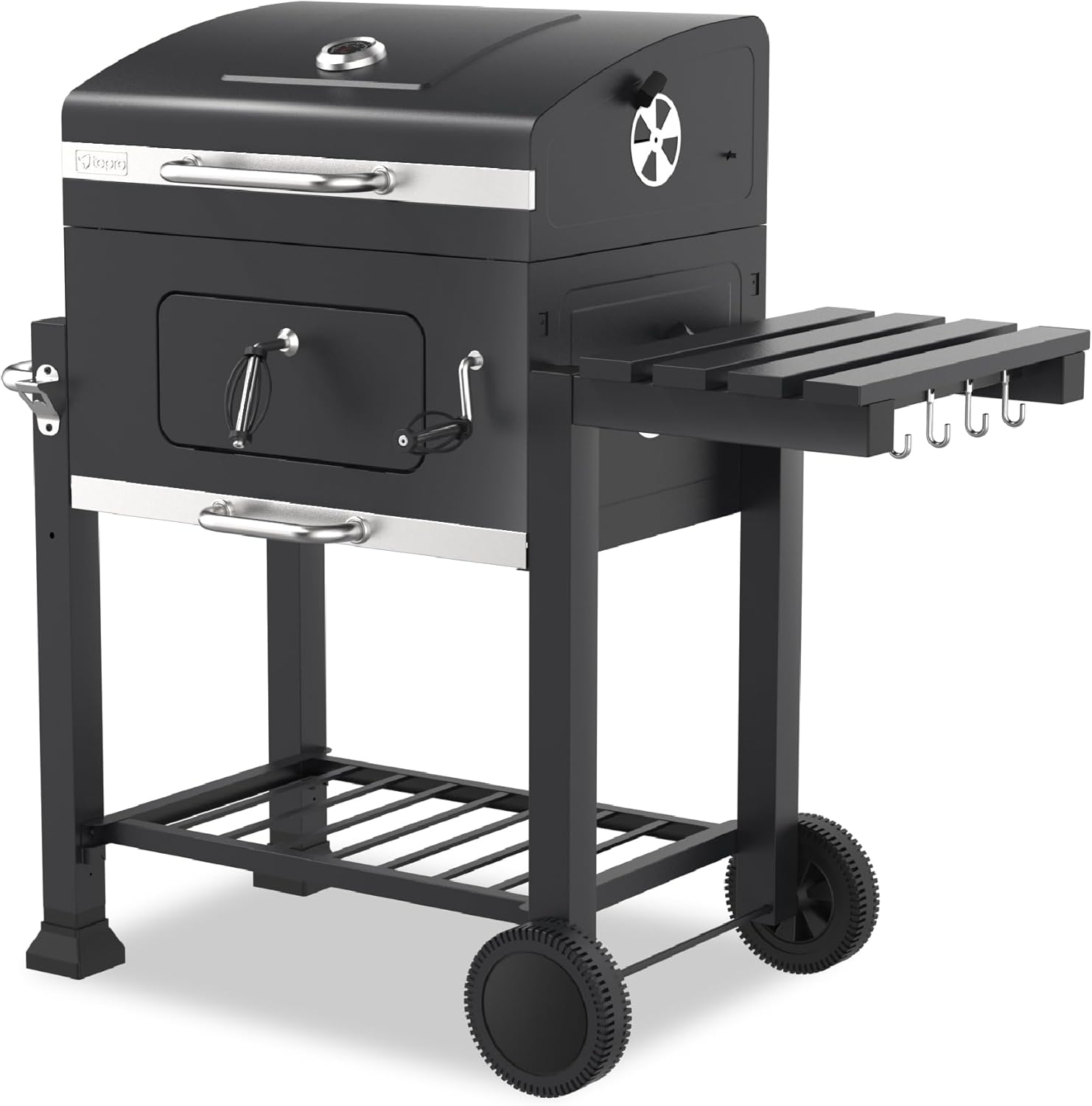 Tepro Barbecue a carbonella Toronto Click antracite/acciaio inossidabile