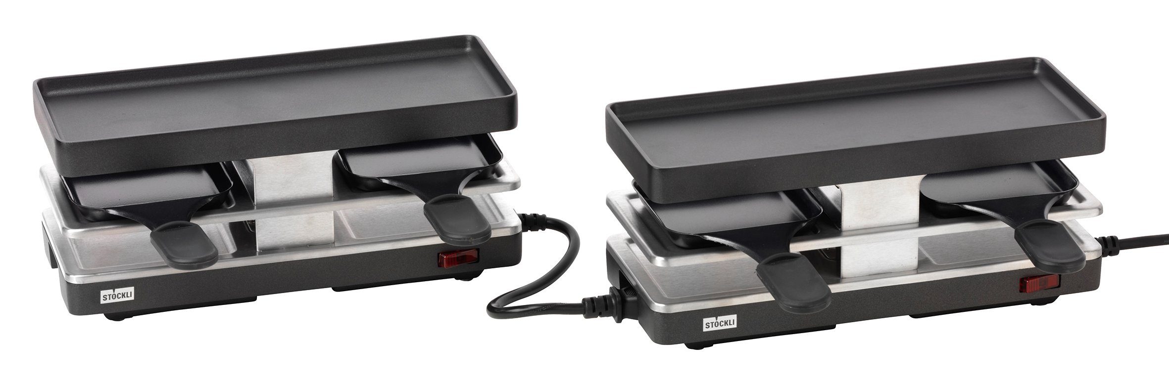 Raclette Stöckli Raclette Twinboard Set anthrazit