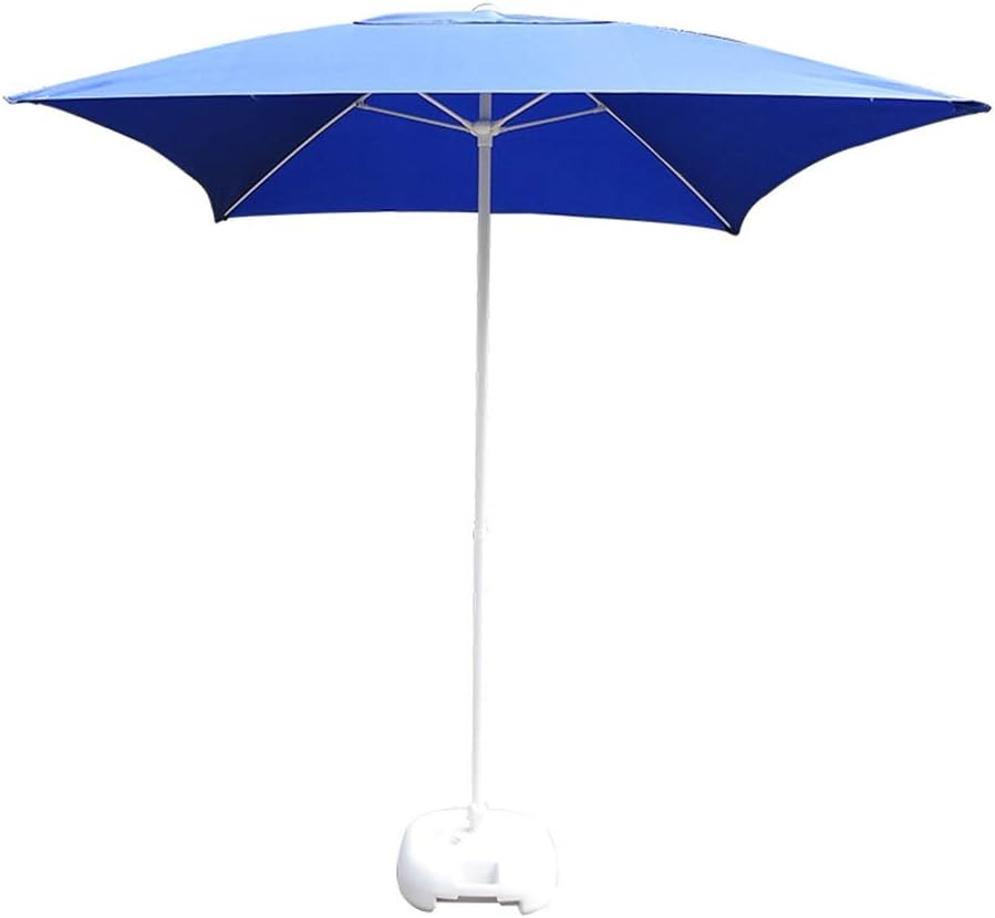 Quadratischer Terrassen-Gartentischschirm, perfekt für den Garten im Freien, den Markt für kommerzielle Veranstaltungen am Strand, am Pool, 6,6 Fuß / 200 cm