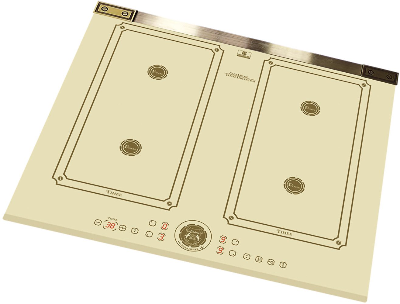 Induktions-Kochfeld 60 cm,Art Deco, Kochfeld, FREE ZONE mit 2 FLEX Induktions-Zonen KCT 6745 FI ElfAD