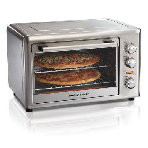 Hamilton Beach Countertop Oven, Large, Silver (31103): Toaster Ovens: Home & Kitchen