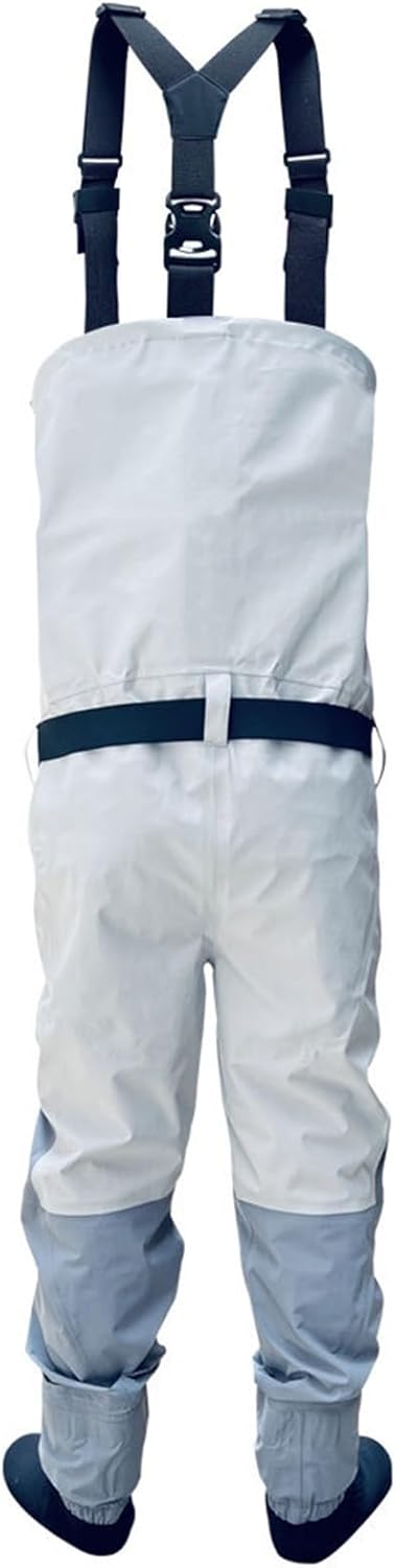 Atmungsaktive Angeln Stockingfoot Brust Taille Cabrio Wathose wasserdichte Neopren Boot Kajak Hüfte Waten Hosen for Männer & Frauen für Baustellen, Angeln, Bauernhöfe, Gärten