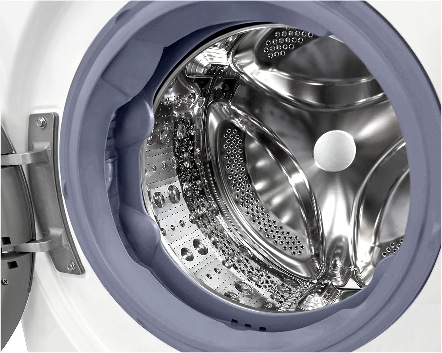 LG W4WR7096YB, Klasse D, Frontlader-Waschtrockner 9 - 6 kg, 62 x 60 x 85 cm, Wi-Fi, AI Direct Drive, Tiefenreinigung mit Dampf, TurboWash 360, Große Kapazität, Außentür aus gehärtetem Glas, Weiß