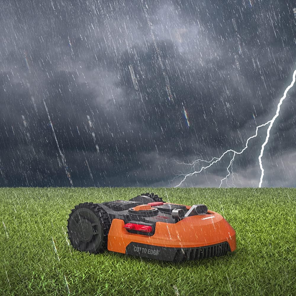 WORX Landroid M WR141E robotmaaier/accugrasmaaier voor kleine tuinen tot 500 m2/zelfrijdende grasmaaier voor een nette gazonsnit, veelkleurig