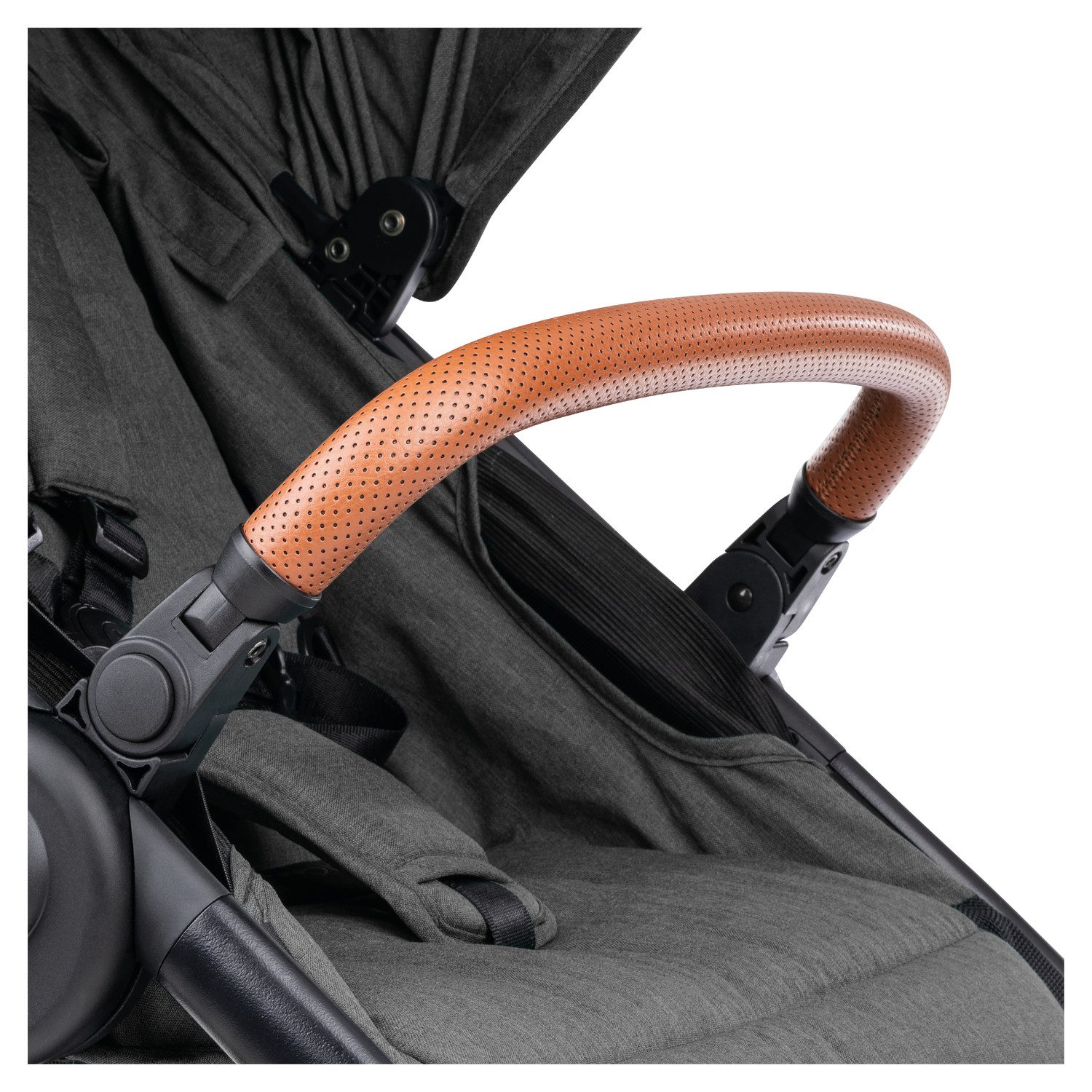 Kinder-Buggy Uptown, Black Melange Grey
