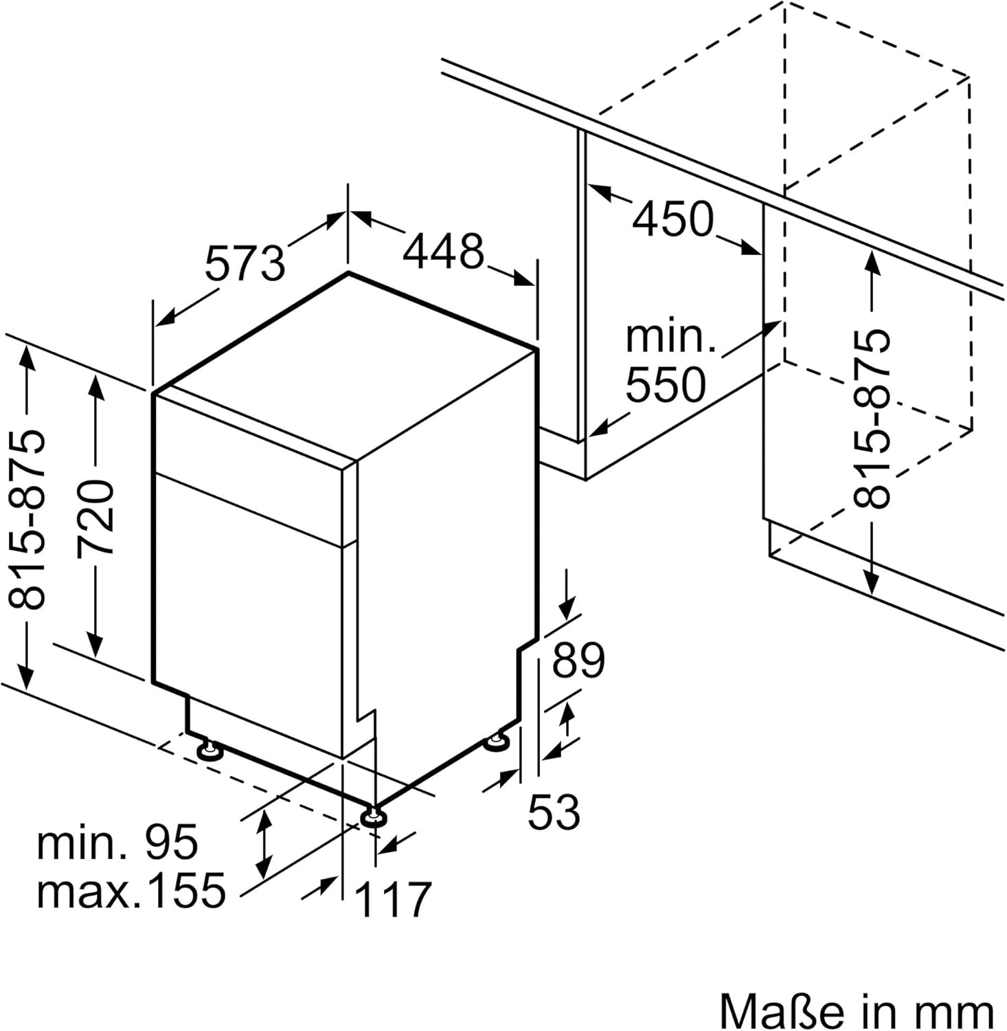 Siemens SR43ES25ME iQ300 Unterbau-Geschirrspüler, 45 cm, besonders leise, varioSpeed Plus, varioFlex Korbsystem und varioSchublade, autoOpen dry, aquaStop, Home Connect, Gebürsteter Stahl