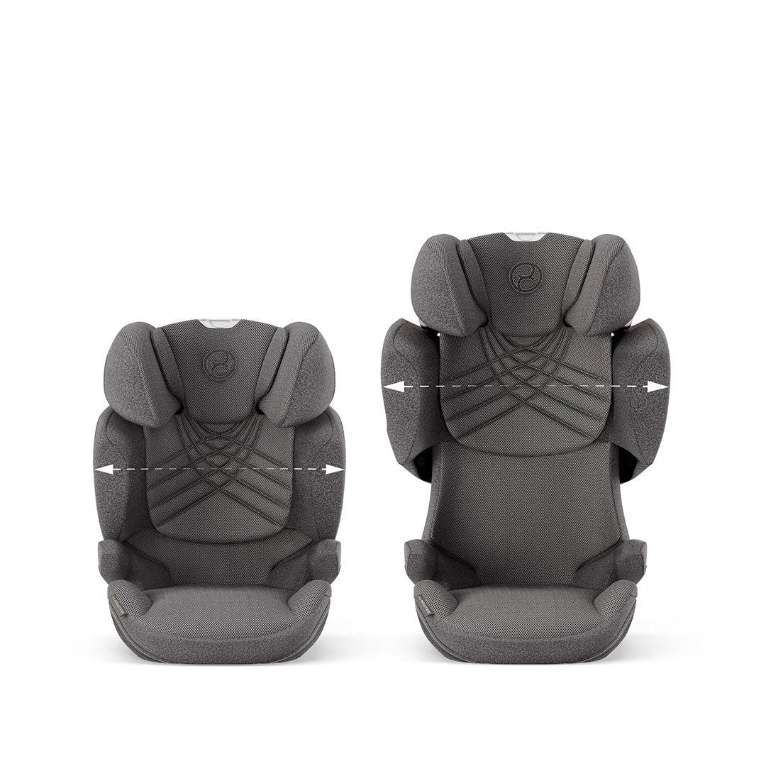 2025 Seggiolino auto CYBEX Solution T i-Fix Plus – Gruppo 2/3, Mirage Grigio, con ISOFIX e poggiatesta regolabile in altezza