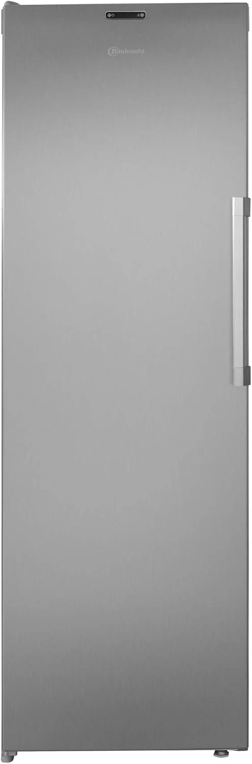 Bauknecht Gefrierschrank, 252 Liter, 187 cm, Silber, GKN 19G4S IN 2 NoFrost / Nutzinhalt / Höhe / NoFrost /, Optic Inox