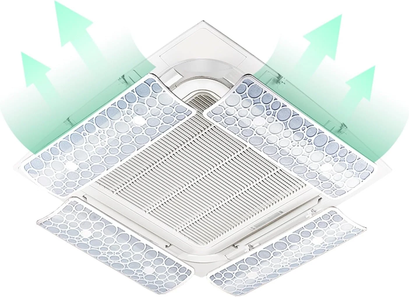 Klimaanlage Windabweiser, Air Conditioner Windabweiser mit Filter Zur Luftreinigung, Luftumlenker für Büro, Schule, Zuhause, Hotel