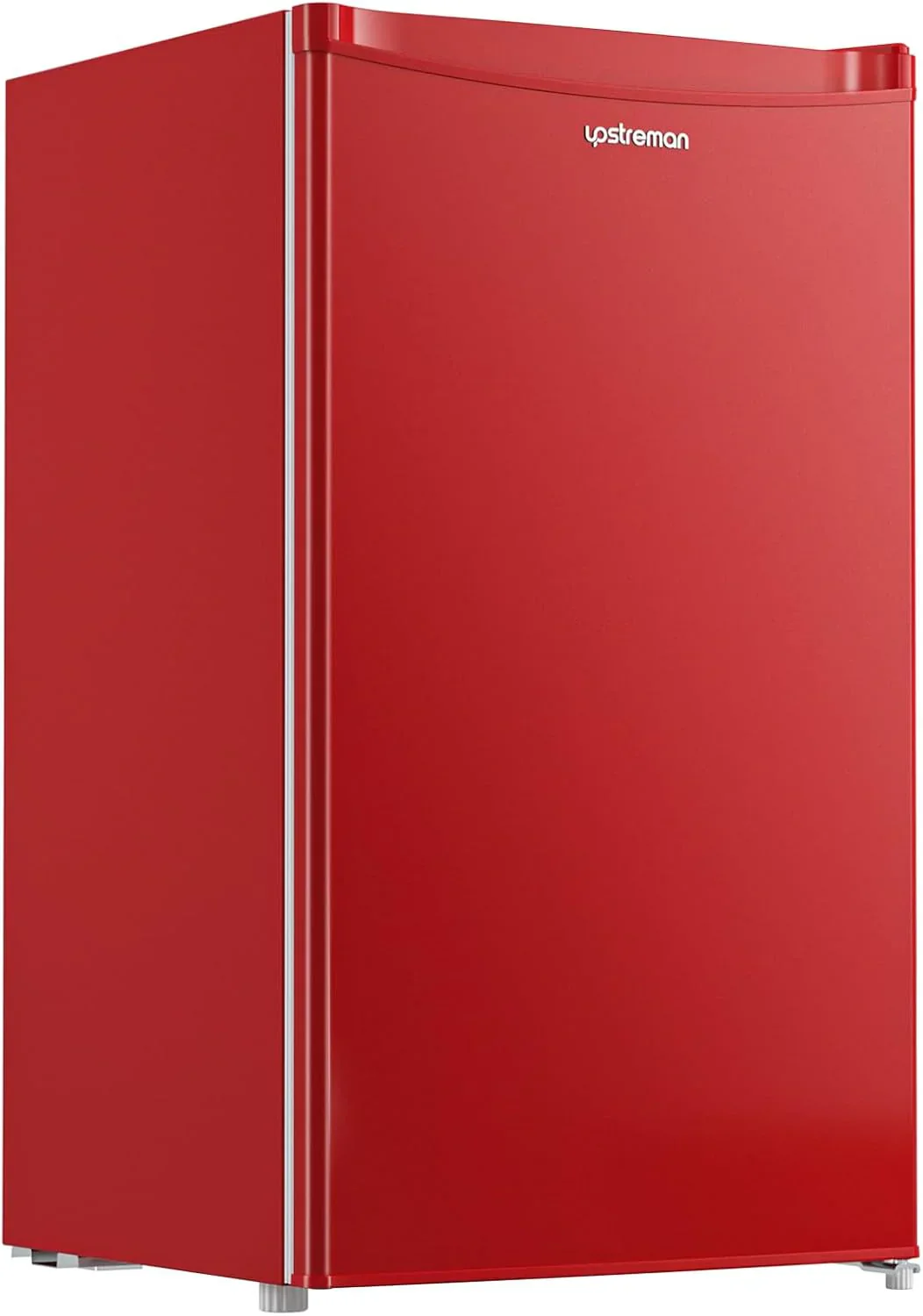Upstreman 3.2 Cu.Ft Mini Fridge Freezer Single Door Fridge Dorm Fridge Adjustable Thermostat