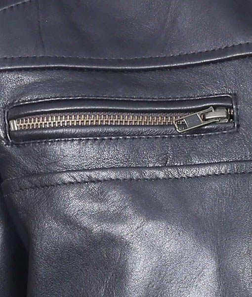 Mens Cafe Racer Black Classic Biker Jacket