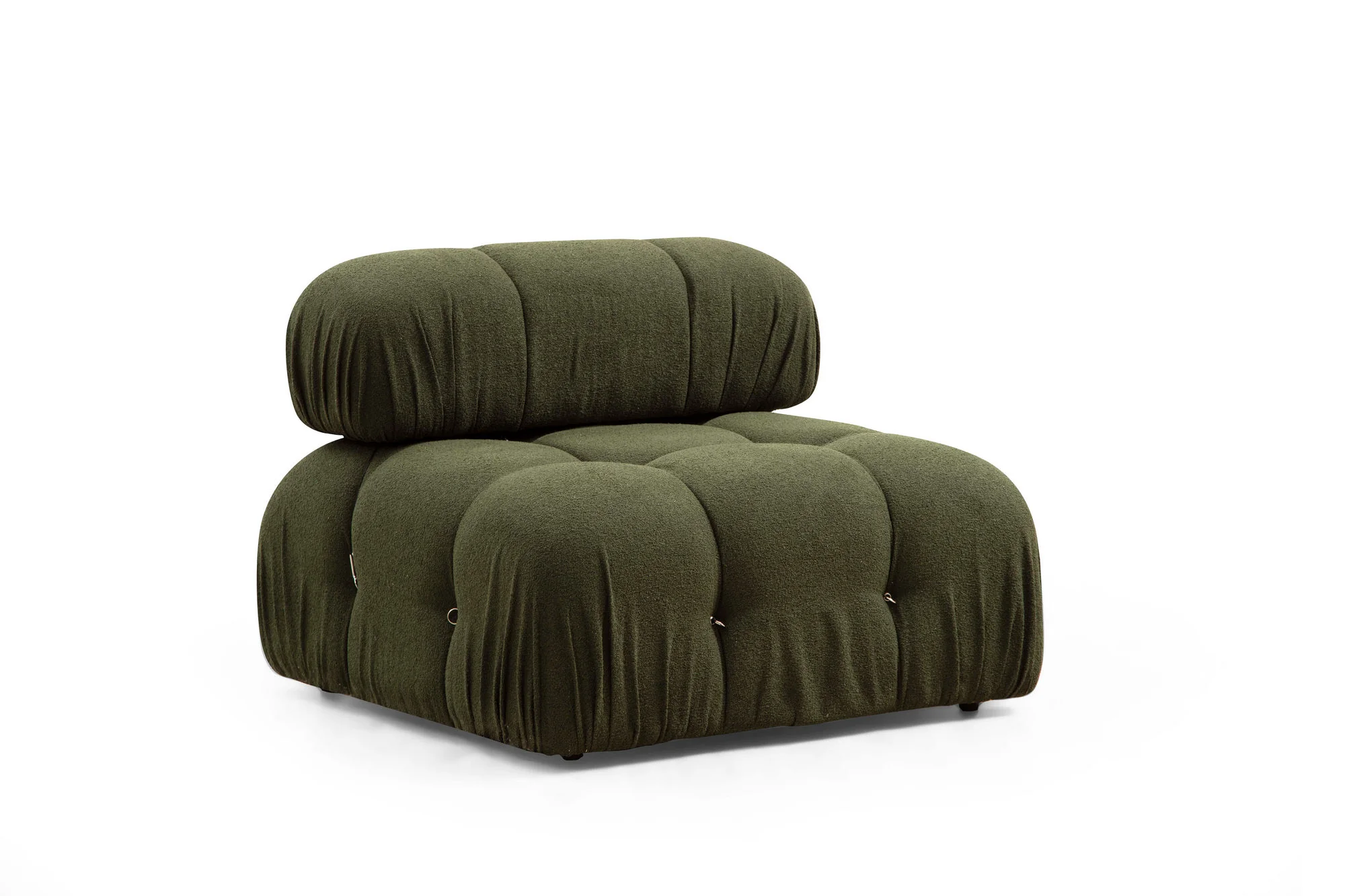 Bubble Green L1 Ecksofa - Grün