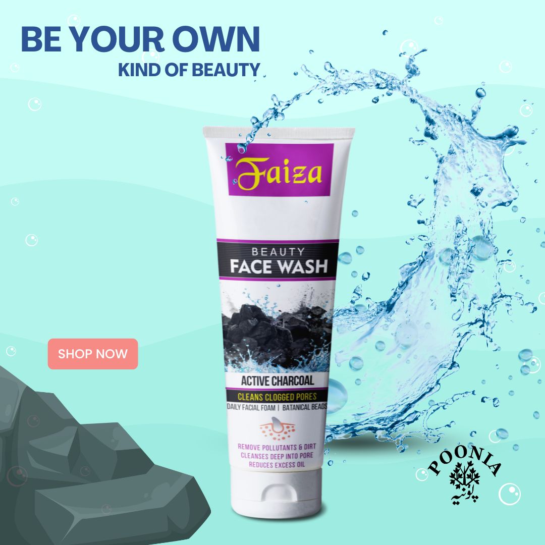 Faiza Face Wash Activated Charcoal