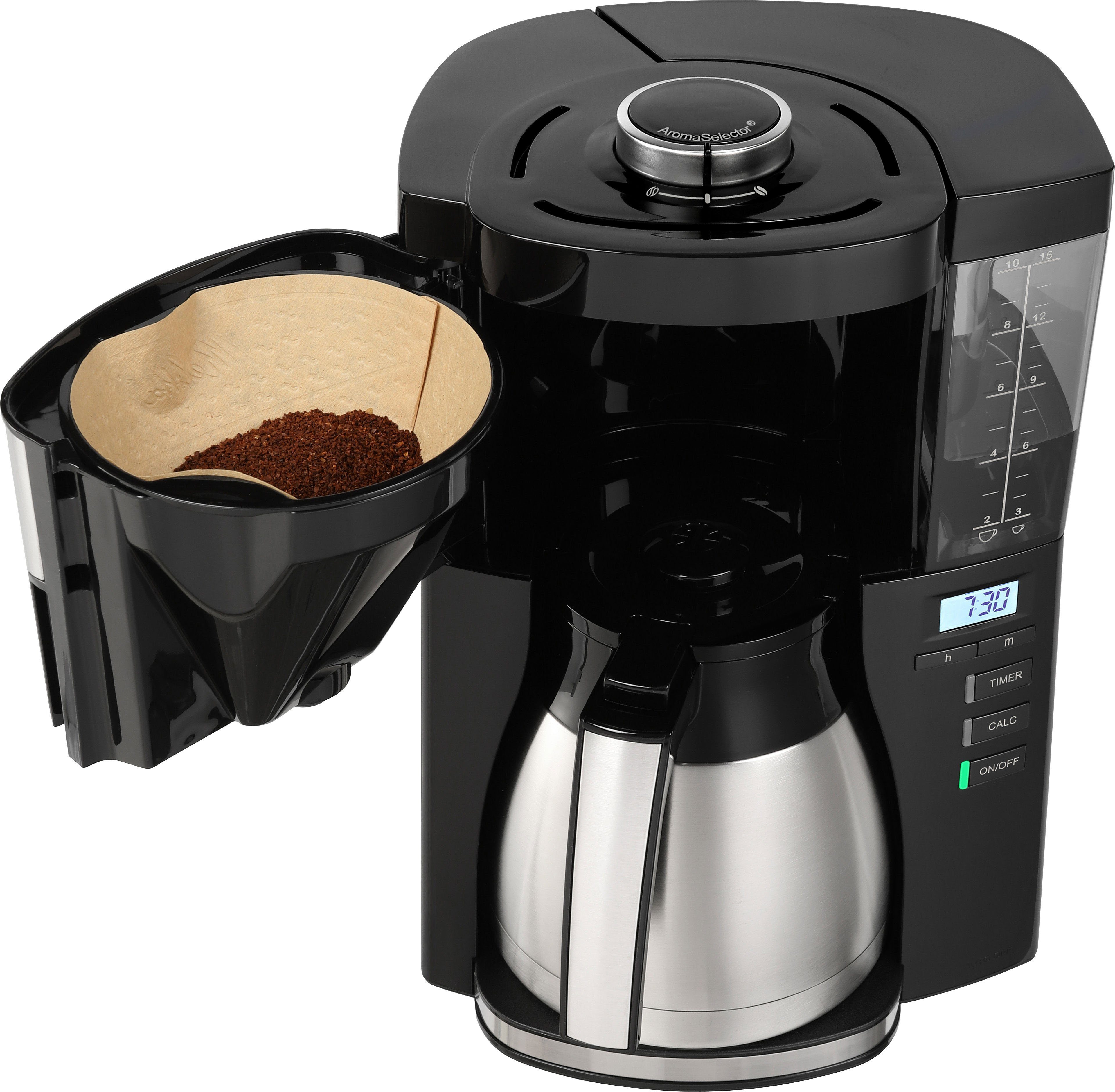 Filterkaffeemaschine LOOK® Therm Timer 1025-18 schwarz