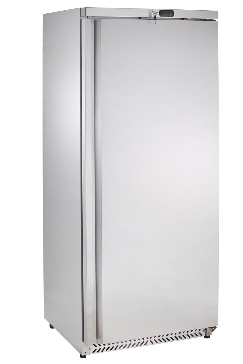 Vollraumkühlschrank Lagerkühlschrank - 590 L - abschließbar - Edelstahl - Gastronomie