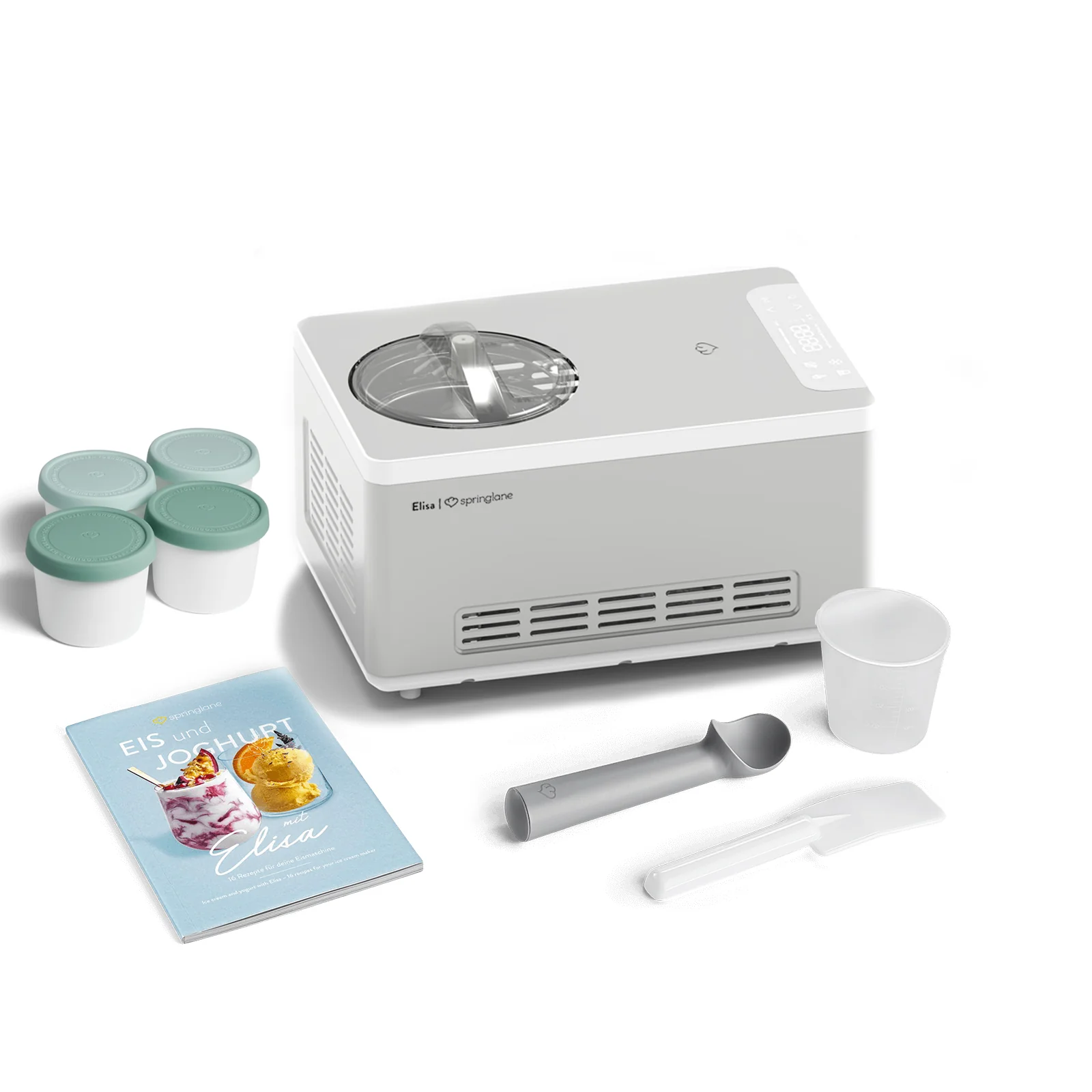 Macchina per il gelato Elisa 2,0 litri - Nero o Argento