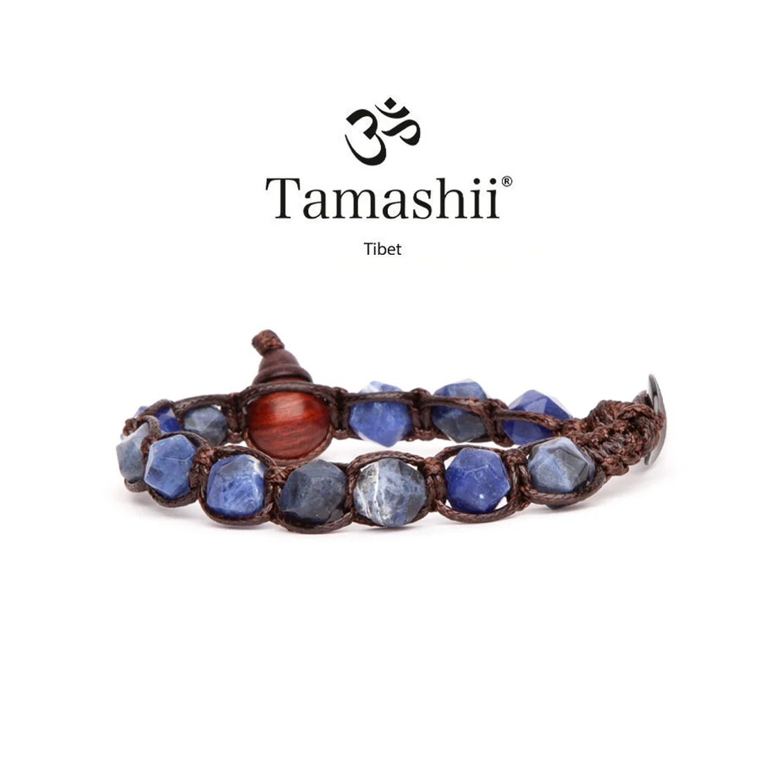 Bracciale Tamashii BHS911-51 in sodalite diamond cut da 8mm