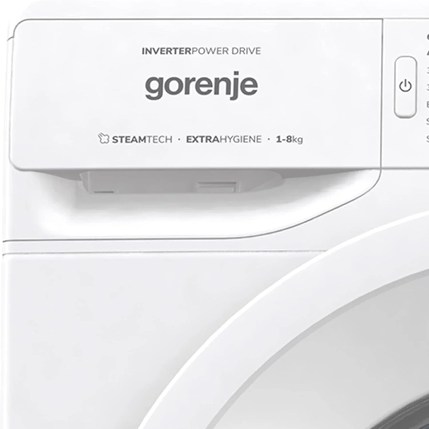 GORENJE WNPI84APS Wasmachine LED-display Inverter PowerDrive-motor AquaStop Stoomfunctie 16 programma's