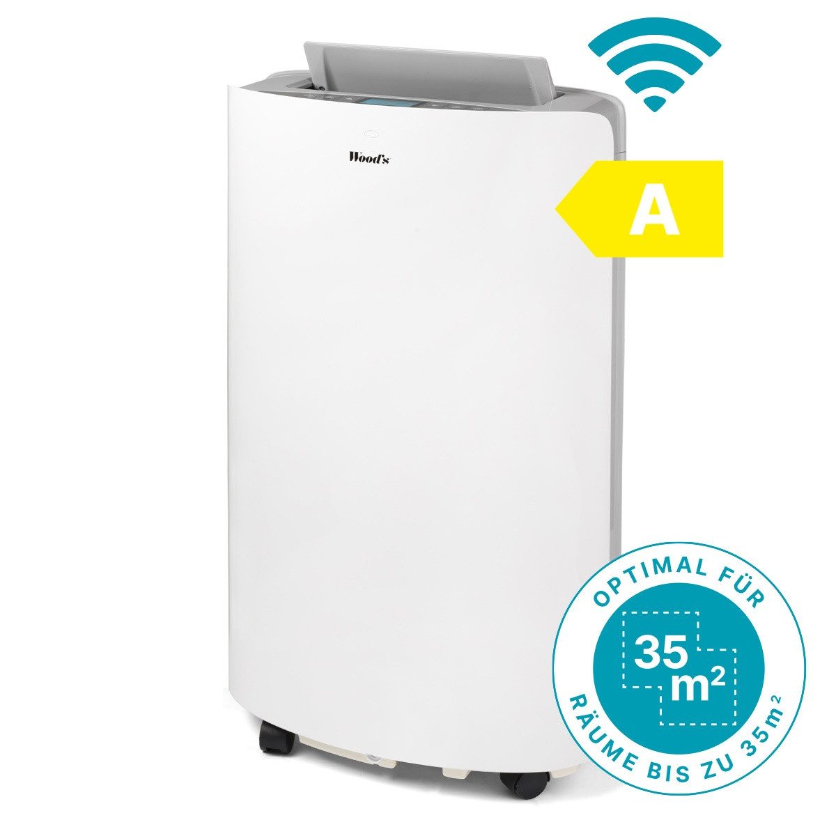 3-in-1-Klimagerät Cortina 12K WIFI - Optimal für Räume bis 35 m²