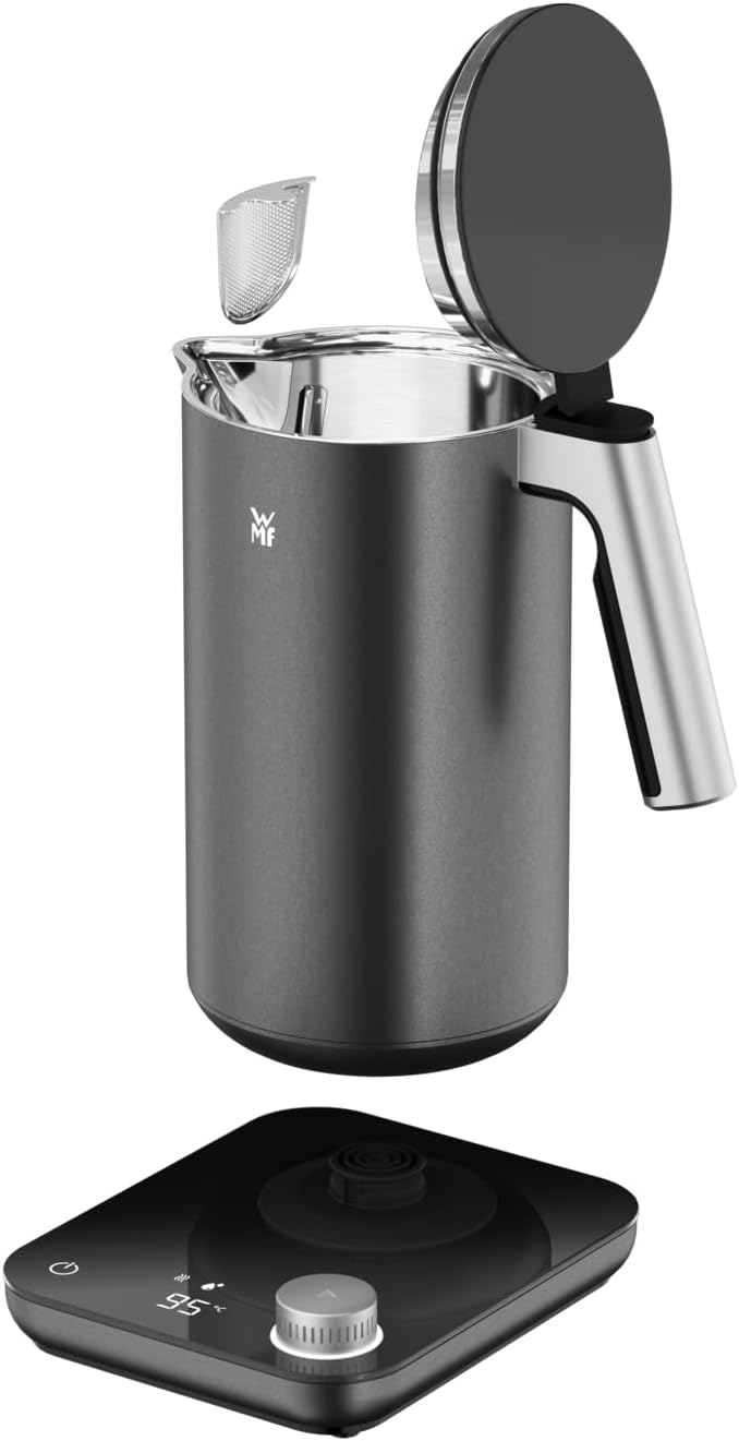 WMF Master Toaster Langschlitz motorisiert, Toaster 2 Scheiben, XXL-Toast, automatische Brotzentrierung, Check-Up Funktion, 980 W Toaster, Touch Bedienfeld, LED-Lichtleiste, Toster edelstahl matt