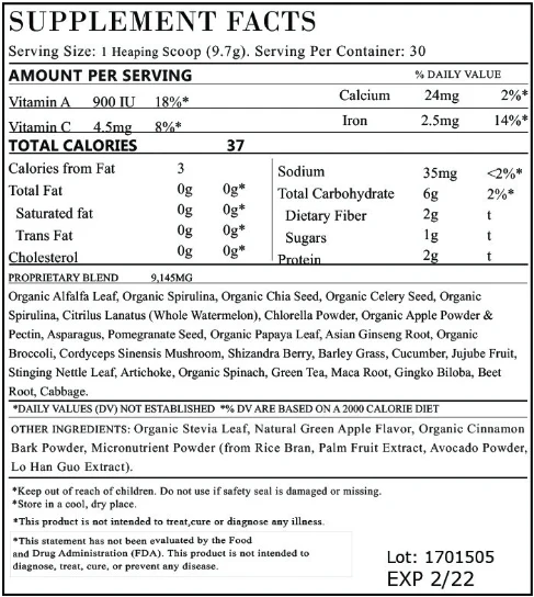 OPRI LIFE Daily Greens