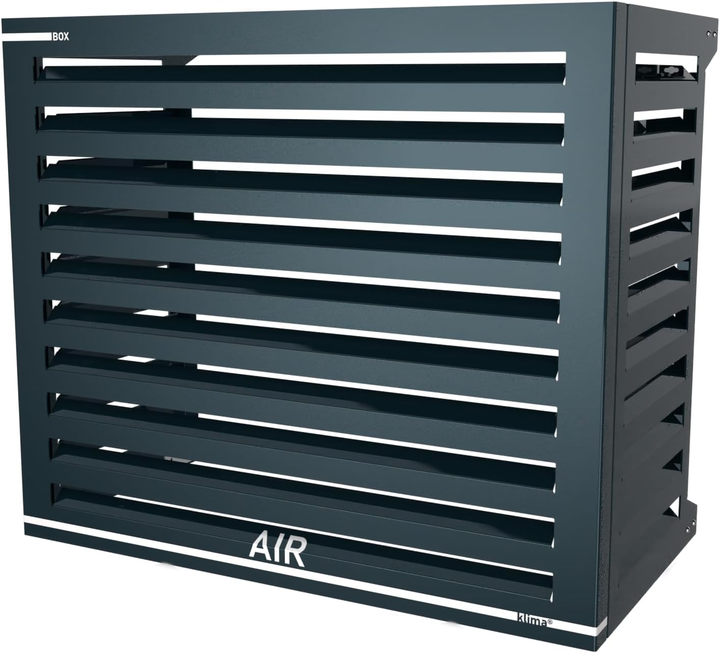 Box Air Klima Abdeckung - Schallschutzhaube Wärmepumpe Schutzgitter - Verkleidung Klimaanlage Außengerät - Für Klimaanlagen und Wärmepumpen - Robuste Schutzabdeckung