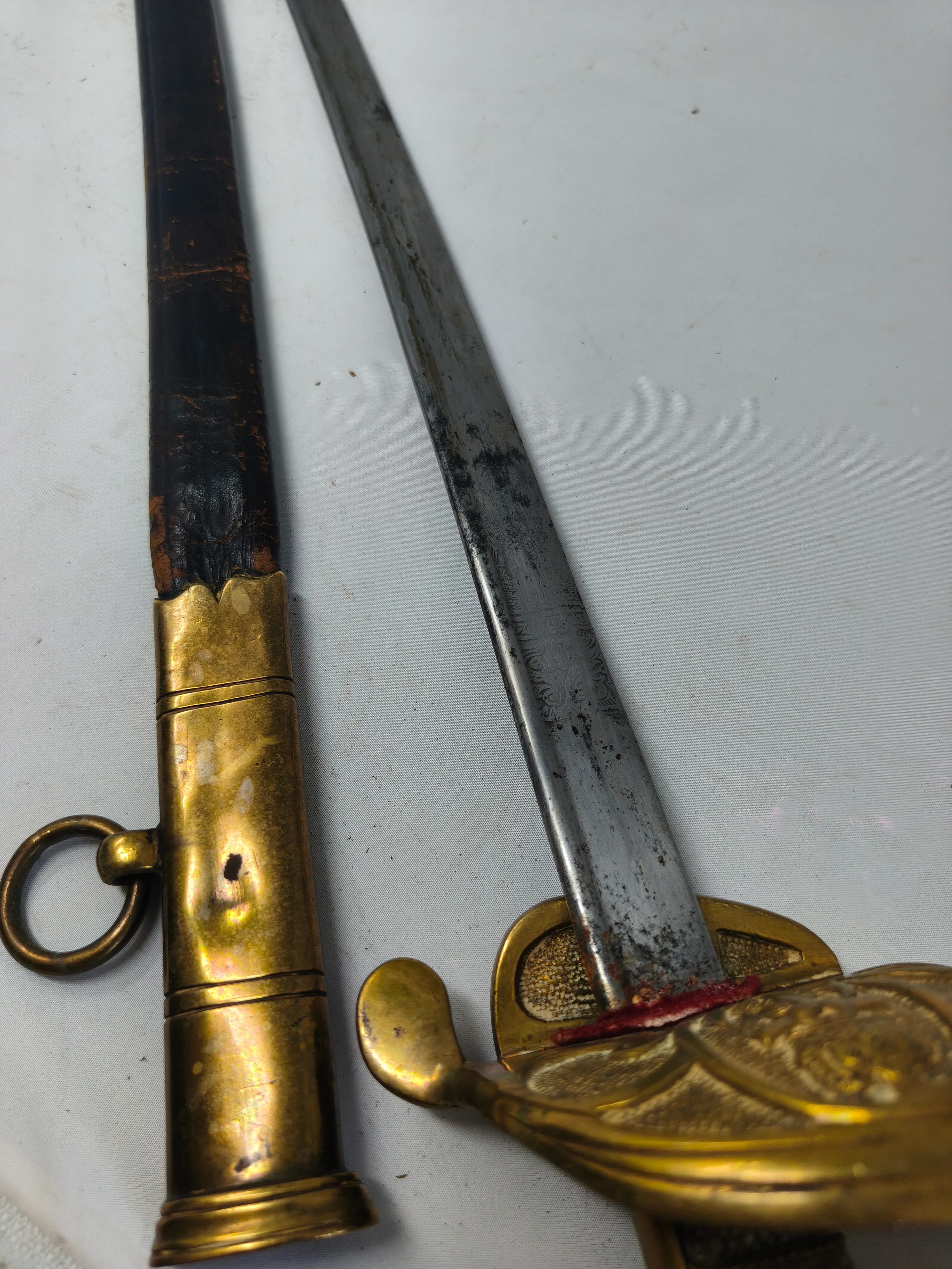 Navy Italian Ceremonial Saber. IIWW