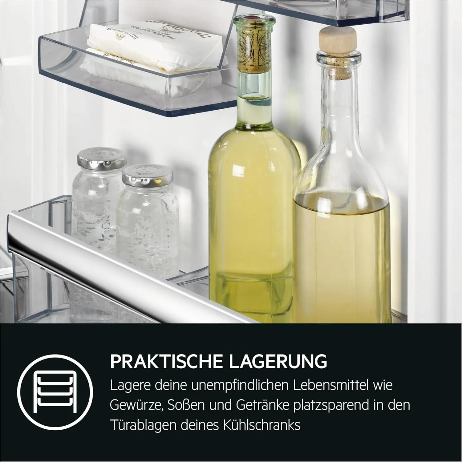 AEG TSK5O881ES Inbouwkoelkast / 880 mm / 142 L / Sleepdeur / E